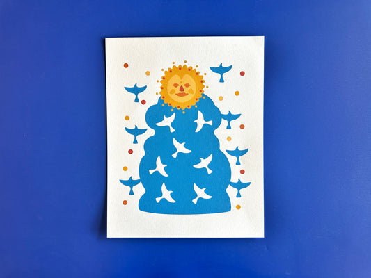 Sun Birds Print