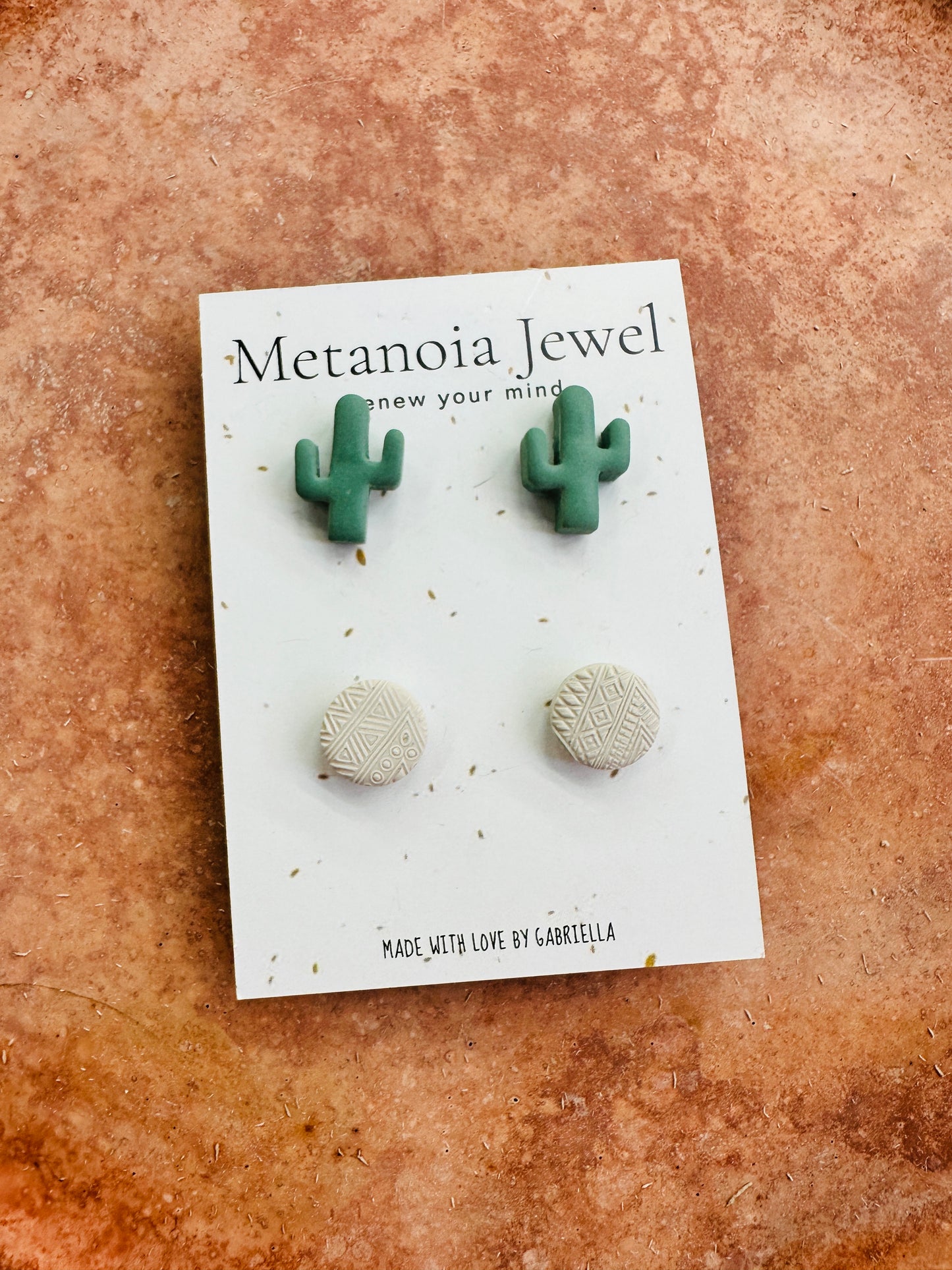 Cactus Stud Earring Pack